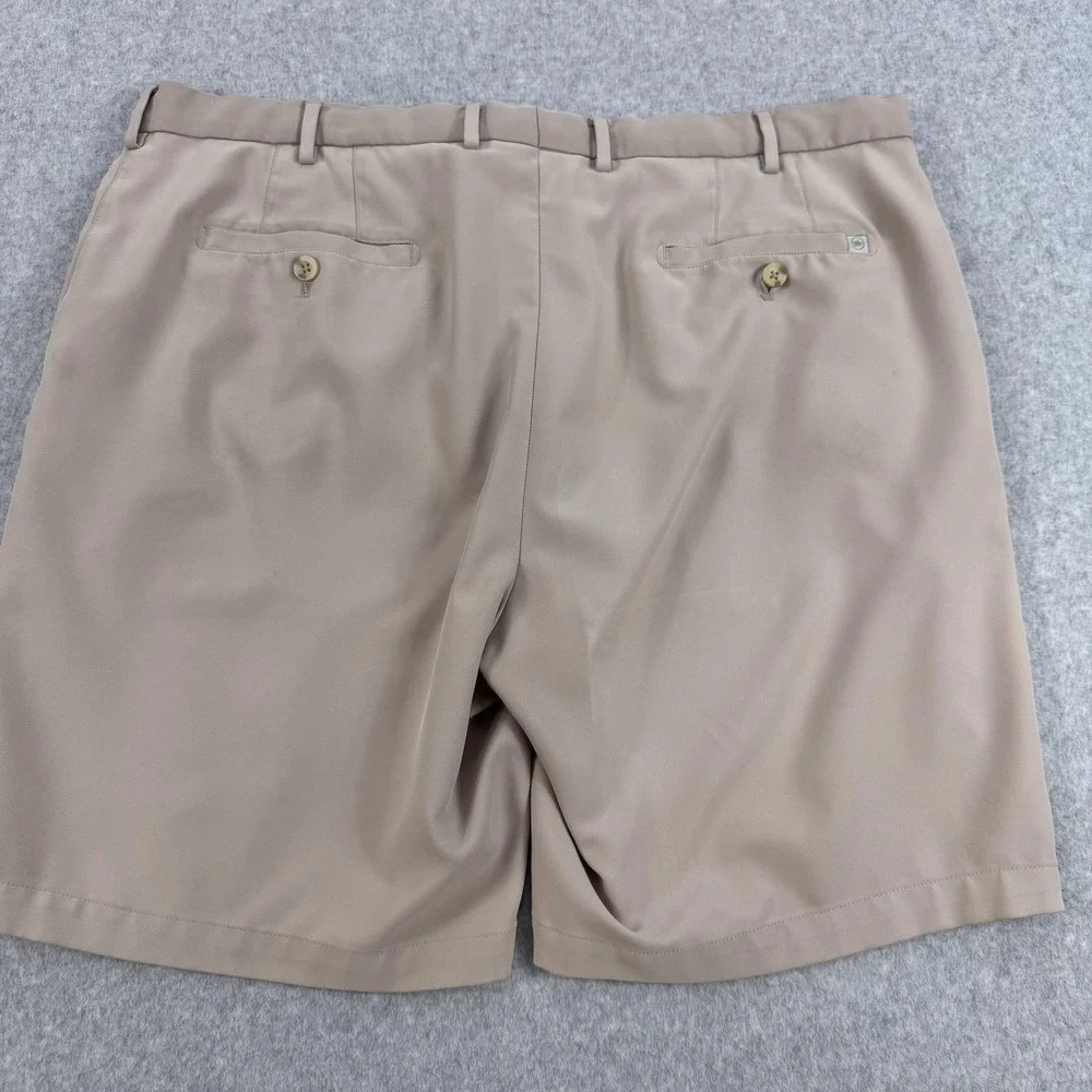 Peter Millar Shorts Lot Of 2 Mens 40 Blue Beige Golf Microfiber Chino 40x9